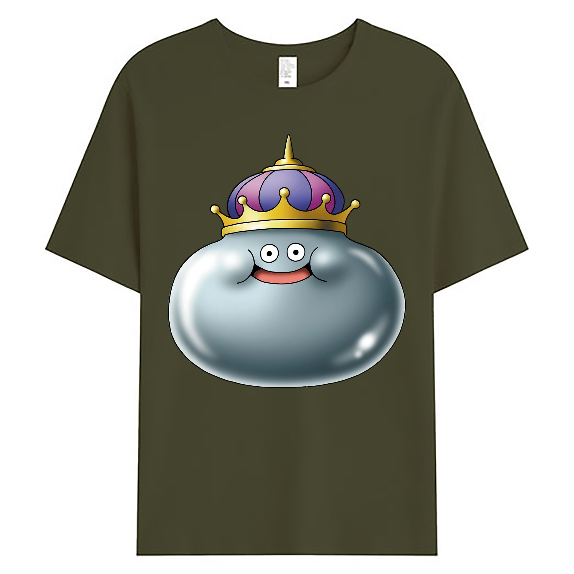 （画像用） ドラゴンクエスト Doragon Kuesuto Dragon Quest 綿100％ メンズ半袖Tシャツ｜肌触りやわらか＆通気性
